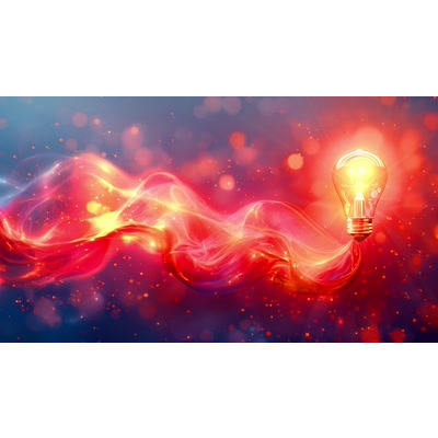 Download this Idea Flow Light Bulb motion video to symbolize the genesis and propagation of thoughts, capturing the journey from inspiration to realization