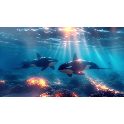 &lt;h2&gt;Exploring &amp;quot;Orca Whales in the Water&amp;quot; Video&lt;/h2&gt;

&lt;p&gt;The video titled &amp;quot;Orca Whales in the Water&amp;quot; captures the mesmerizing sight of two slow-motion orca whales gracefully swimming through the ocean. Their massive black and white bodies move with elegance, their dorsal fins slicing through the water&amp;#39;s surface.&lt;/p&gt;

&lt;p&gt;&lt;b&gt;Concept:&lt;/b&gt; This video symbolizes the awe-inspiring beauty and power of nature. The orca whales, also known as killer whales, represent both grace and strength. Their synchronized movements evoke a sense of harmony and purpose, reminding us of the delicate balance in our ecosystem.&lt;/p&gt;
&lt;details&gt;&lt;summary&gt;Read More...&lt;/summary&gt;
&lt;p&gt;&lt;b&gt;Business and Education:&lt;/b&gt; In a business context, this video can serve as a metaphor for collaboration, adaptability, and strategic teamwork. Just as orca whales work together to hunt and thrive, organizations can learn from their cooperative behavior. In education, it sparks discussions about ecosystems, predator-prey relationships, and environmental stewardship.&lt;/p&gt;

&lt;p&gt;&lt;b&gt;Video Background Usage:&lt;/b&gt; Incorporate this captivating video into presentations:&lt;/p&gt;

&lt;ul&gt;
	&lt;li&gt;Opening slide: Use the video to grab attention and set the tone.&lt;/li&gt;
	&lt;li&gt;Leadership seminars: Discuss leadership qualities inspired by orca whale behavior.&lt;/li&gt;
	&lt;li&gt;Environmental awareness talks: Highlight the importance of ocean conservation.&lt;/li&gt;
	&lt;li&gt;Team-building workshops: Draw parallels between orca whale teamwork and effective collaboration.&lt;/li&gt;
&lt;/ul&gt;

&lt;p&gt;&lt;b&gt;Customize This Item:&lt;/b&gt; By clicking the button above, you can personalize the video, add text overlays, or adjust its duration.&lt;/p&gt;

&lt;p&gt;Explore more options in our &lt;a href=&quot;/powerpoint-templates&quot;&gt;PowerPoint templates&lt;/a&gt;, where this video seamlessly integrates into presentation slides. Additionally, discover a wide range of captivating videos like this in our &lt;a href=&quot;/video-backgrounds&quot;&gt;Video Backgrounds&lt;/a&gt; collection, perfect for enhancing your media design projects.&lt;/p&gt;
&lt;/details&gt;