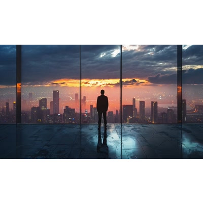 Download this visual metaphor of ambition and foresight in the corporate world, showcasing growth, potential, and opportunities ahead.