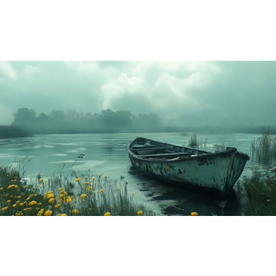 Download this video of an old boat, symbolizing resilience, memories, and the passage of time. Perfect for nostalgic themes.