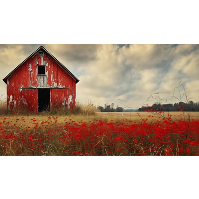 Download this video symbolizing resilience and adaptation—a barn standing firm against time, blending nostalgia with ongoing change.