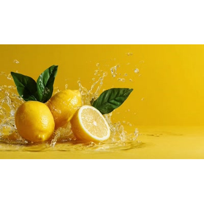 This vibrant lemons splash video background adds a refreshing touch to summer presentations.