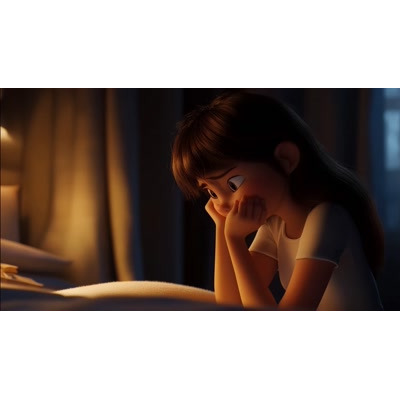 Heartfelt video of a girl crying with deep emotion. Perfect for presentations, storytelling, empathy, awareness, and emotional expression.