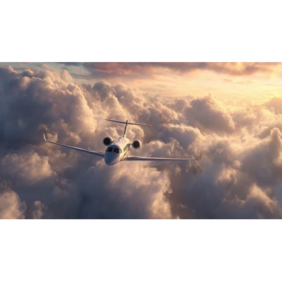 This breathtaking jet flying video background captures the essence of adventure and innovation in the skies.