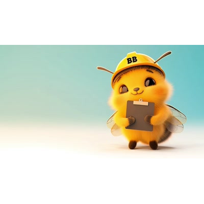 This adorable worker bee video background adds a playful touch to teamwork-themed presentations.