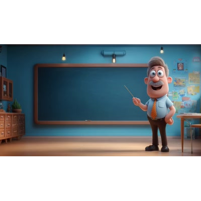 Download this animated professor video background to create an engaging learning atmosphere in your slides.