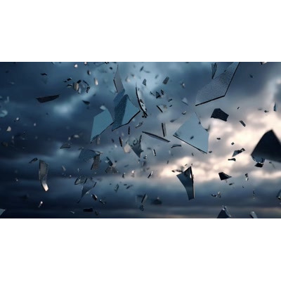 Download this stunning shattering glass video background to add a dramatic flair to your presentations.