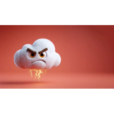 Download this fierce angry storm cloud video background to add intensity to your presentation slides.
