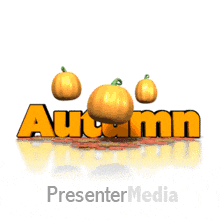 ID# 151 - Pumpkin Patch Autumn - PowerPoint Animation