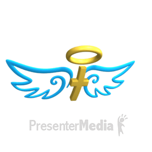 angel wings with cross clipart pics