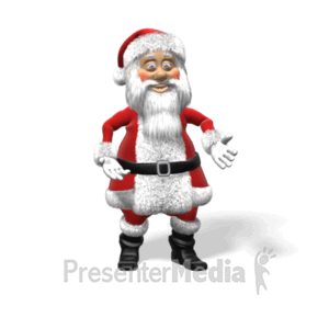 Santa Claus Presents | 3D Animated Clipart for PowerPoint -  