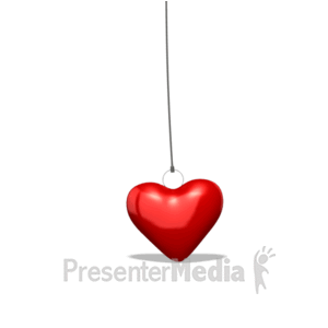 Heart Swinging | 3D Animated Clipart for PowerPoint 