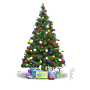 Christmas Tree Lights Flickering | 3D Animated Clipart for PowerPoint -  