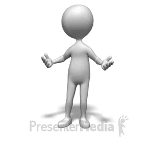 Stick Figure Talking | 3D Animated Clipart for PowerPoint -  