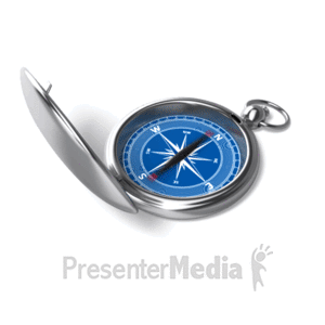Animated Compass Clipart- PresenterMedia