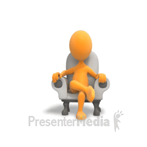 animated man sitting