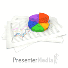 Circular Pie Chart Data Up Down 3d Animated Clipart For Powerpoint Presentermedia Com