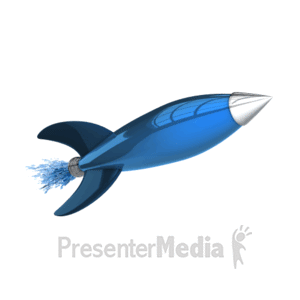 Rocket Flight | 3D Animated Clipart for PowerPoint 