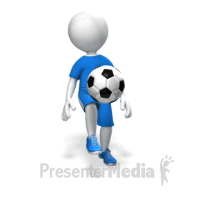 Soccer Juggle | 3D Animated Clipart for PowerPoint 