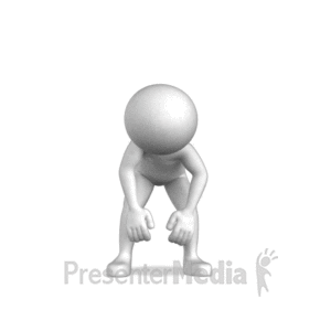 Running Exhaustion | 3D Animated Clipart for PowerPoint 