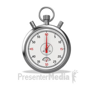 Stopwatch | 3D Animated Clipart for PowerPoint 