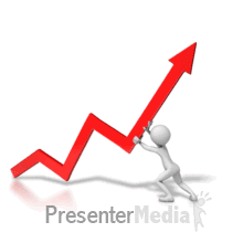 Pushing Up Arrow 3d Animated Clipart For Powerpoint Presentermedia Com