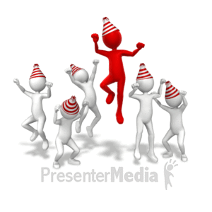 Birthday Celebration | 3D Animated Clipart for PowerPoint -  