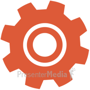 Single Simple Gear Turning | 3D Animated Clipart for PowerPoint -  