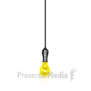Hanging Light Swaying | 3D Animated Clipart for PowerPoint -  