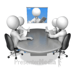 Doctors Video Conference | 3D Animated Clipart for PowerPoint - Doctors Video Conference | 3D Animated Clipart for PowerPoint -