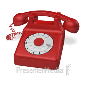 Telephone Ringing | 3D Animated Clipart for PowerPoint 