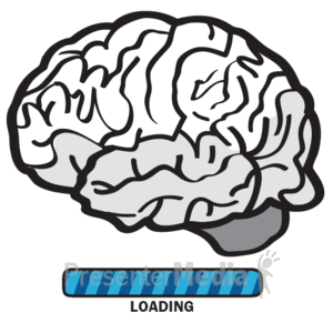 Brain Loading Info | 3D Animated Clipart for PowerPoint 