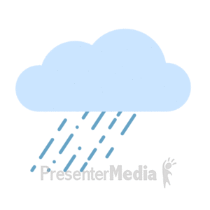 Rain Cloud Weather Icon | 3D Animated Clipart for PowerPoint -  