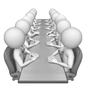 Table Meeting Greeting | 3D Animated Clipart for PowerPoint -  