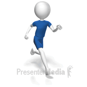 Man Figure Running | 3D Animated Clipart for PowerPoint 