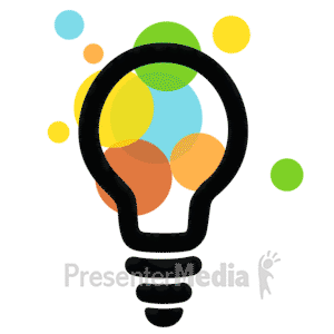 Lightbulb Flashing Ideas | 3D Animated Clipart for PowerPoint -  