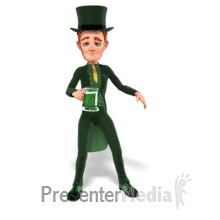 St Patrick Day Man Stagger 3d Animated Clipart For Powerpoint Presentermedia Com Your browser does not support the video tag. st patrick day man stagger 3d