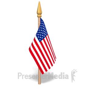waving american flag clip art moving