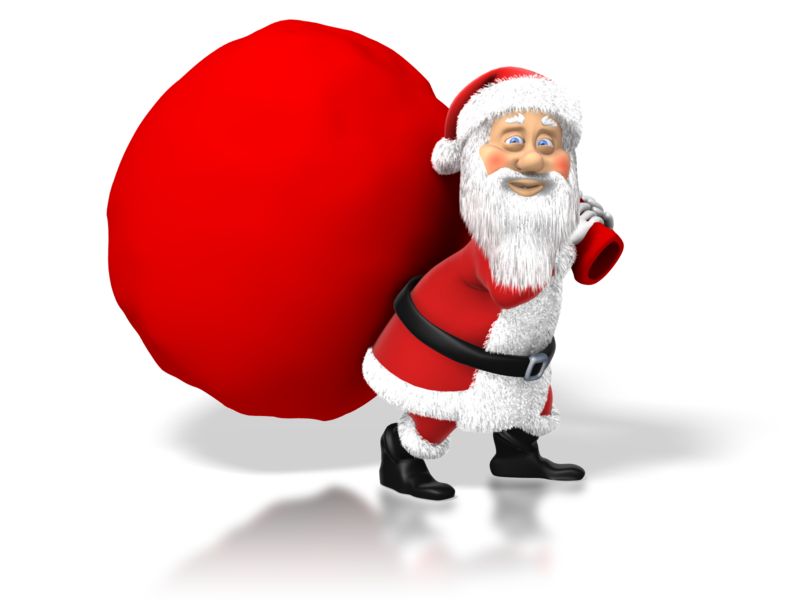 Santa Big Bag | Great PowerPoint ClipArt for Presentations -  