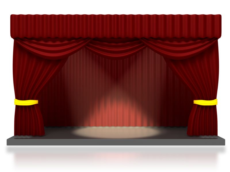 theatre stage clipart