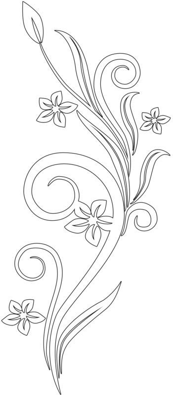 flower vines clip art
