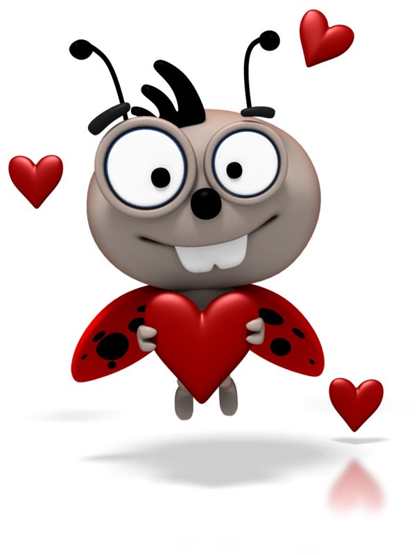 ladybugs love clipart