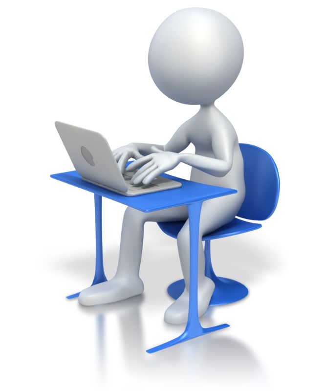 typing clipart