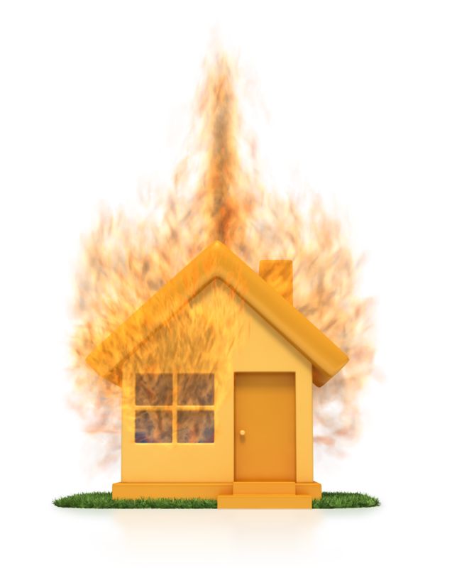 House On Fire | Great PowerPoint ClipArt for Presentations -  
