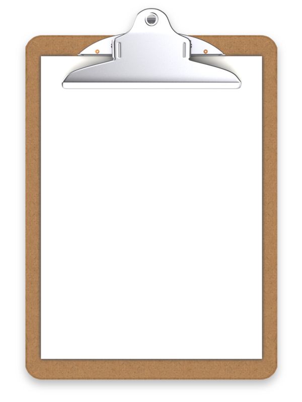 Office Clipboard Blank | Great Powerpoint Clipart For Presentations -  Presentermedia.Com