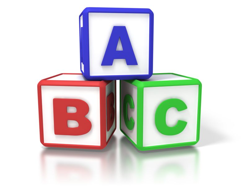ABC Blocks  Great PowerPoint ClipArt for Presentations