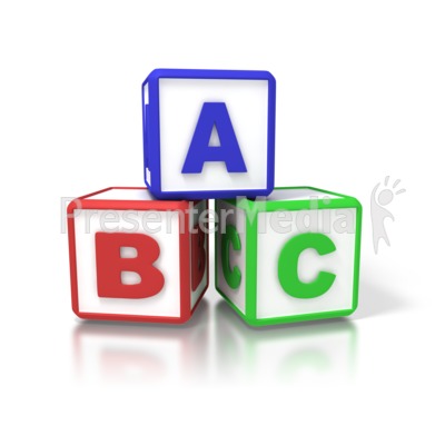 ABC Blocks - Signs and Symbols - Great Clipart for Presentations - www ...