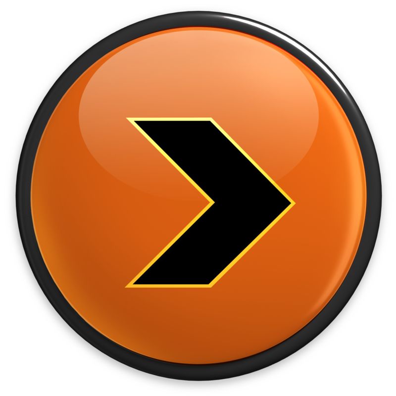 Arrow Orange Right Button | Great PowerPoint ClipArt for Presentations - PresenterMedia.com