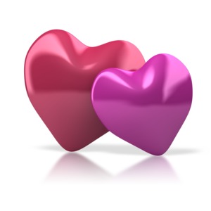 ID# 4752 - Pair Of Hearts - Presentation Clipart