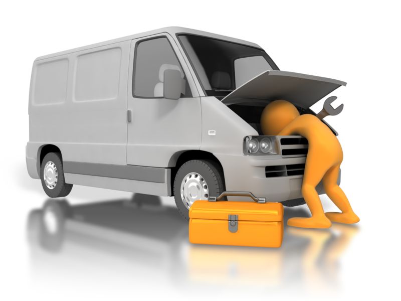 Mechanic Fix Van | Great PowerPoint ClipArt for Presentations -  PresenterMedia.com